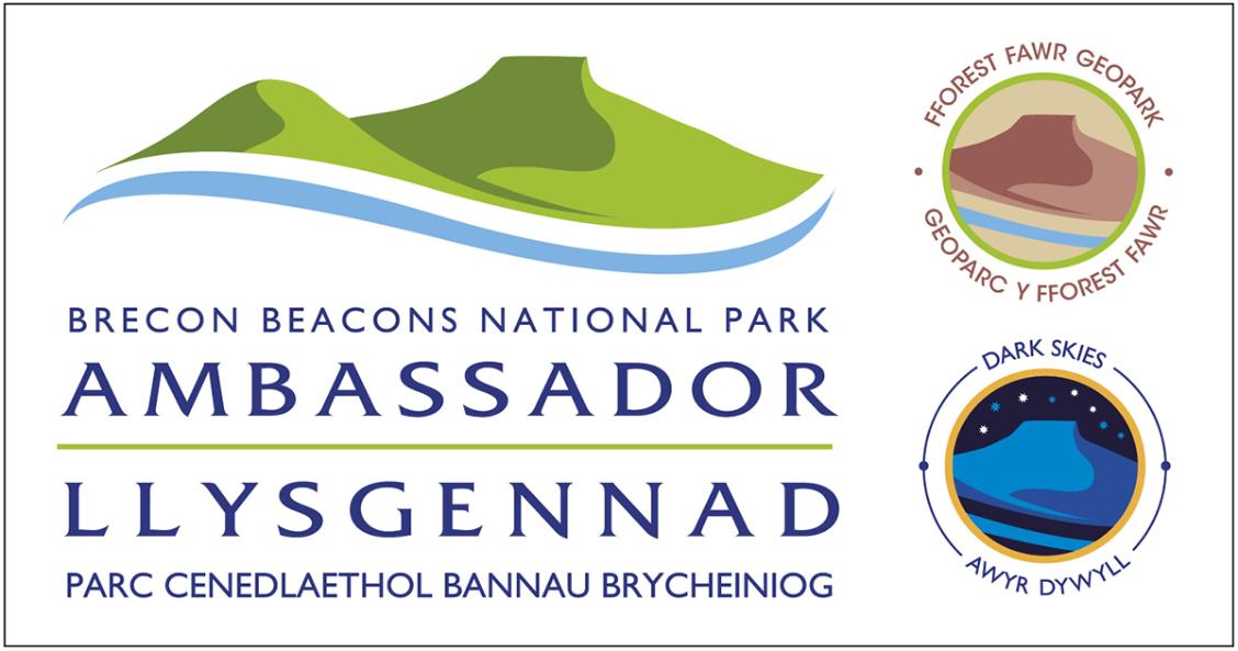An image of the Brecon Beacons National Park Ambassador logo